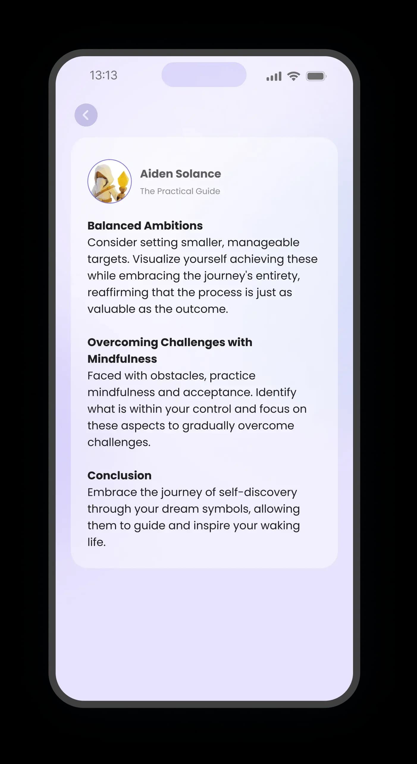 Actionable Insights - Connect your dreams to real-life emotions, challenges, and aspirations to support self-reflection and growth